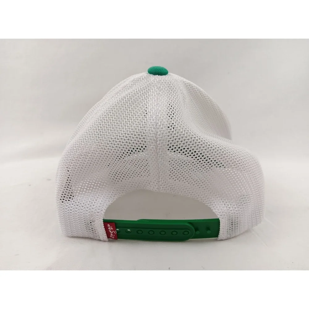 Levi's Trucker Hat Cap Floral Daisy Loyal to the Soil‎ Snapback White Green
